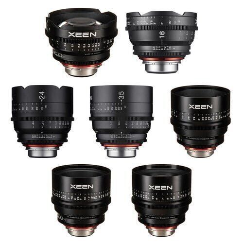 Xeen CLASSIC 14,16,24,35,50,85,135mm T1.5 Cine 7'li Set (Arri PL)