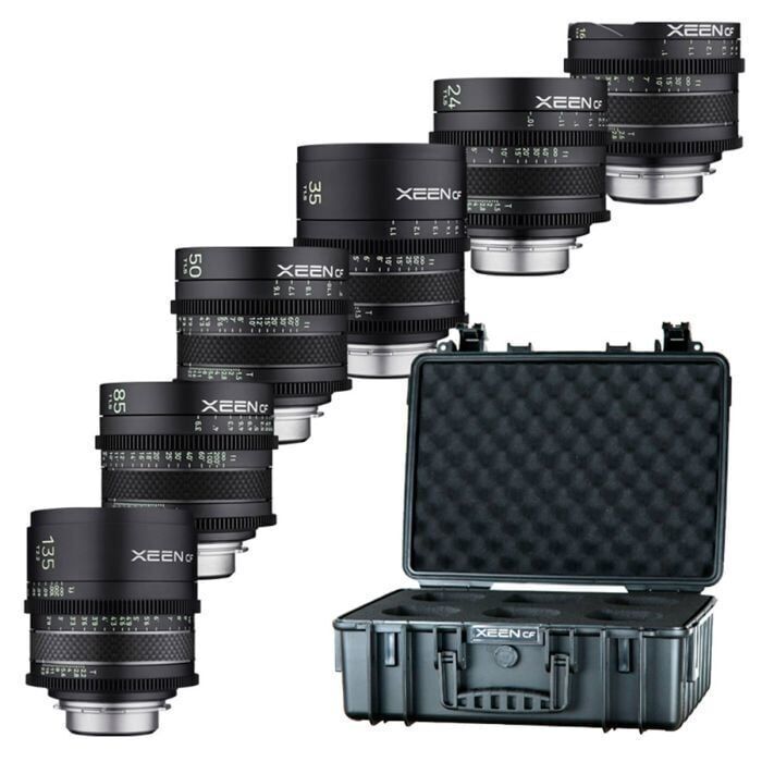 Xeen CF 16, 24, 35, 50, 85, 135mm Cine 6'lı Set (Arri PL)