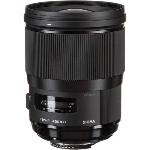 Sigma 28mm f/1.4 DG HSM Art Lens (Nikon F)