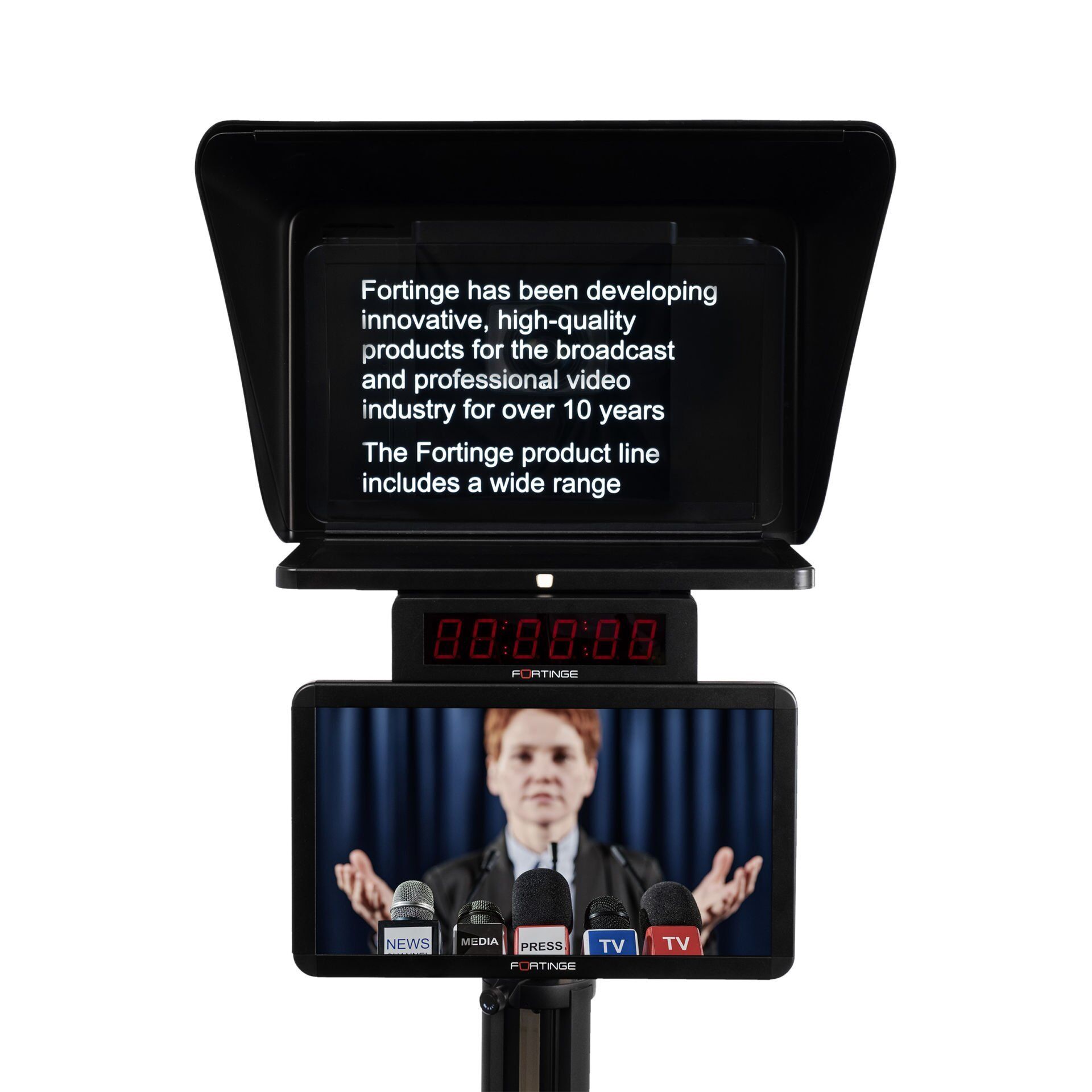 Fortinge ERA İP 21'' Broadcast Serisi IP Stüdyo Prompter SDI