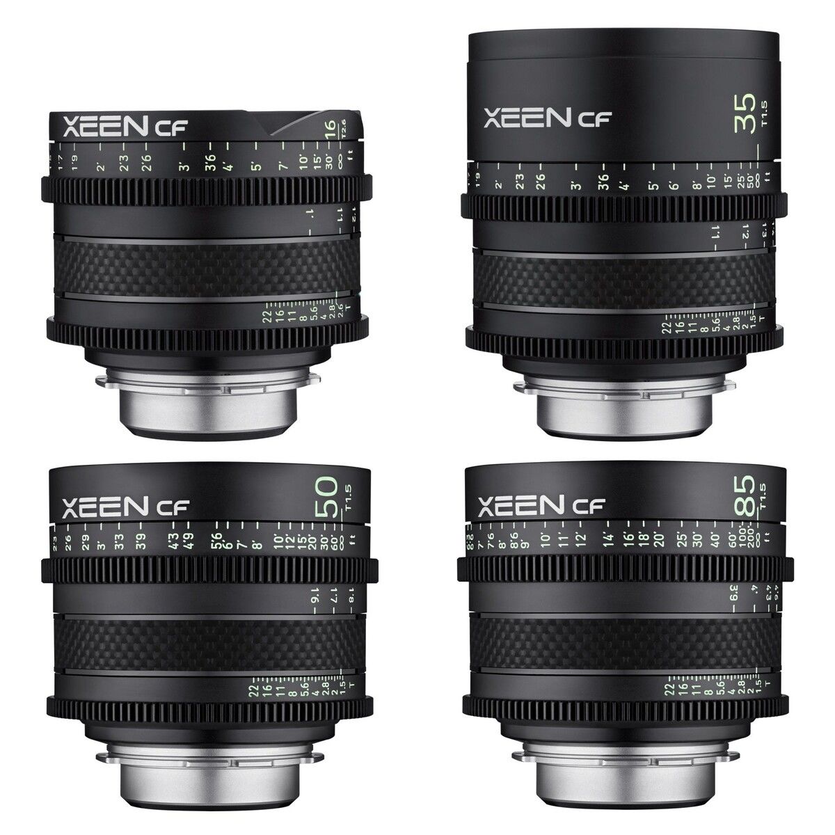 XEEN CF 4 LENS SET  (Arri PL)