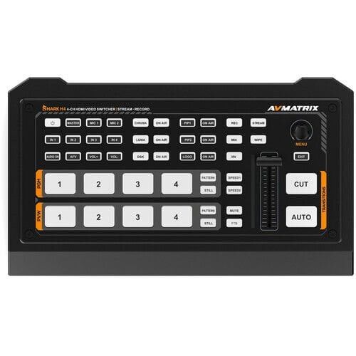 AVMatrix Shark H4 4-CH HDMI Video Switcher