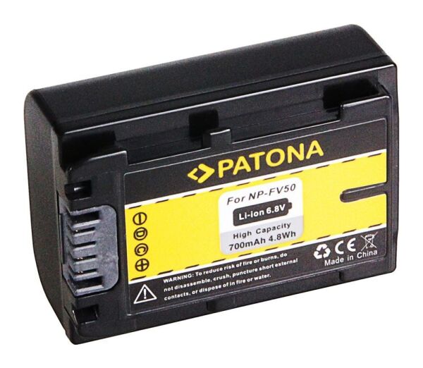 Patona 1117 Sony Np-Fv50 700Mah 6.8V