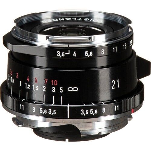 Voigtländer Color-Skopar 21mm f/3.5 VL Type II VM Leica M Mount Lens (Siyah)