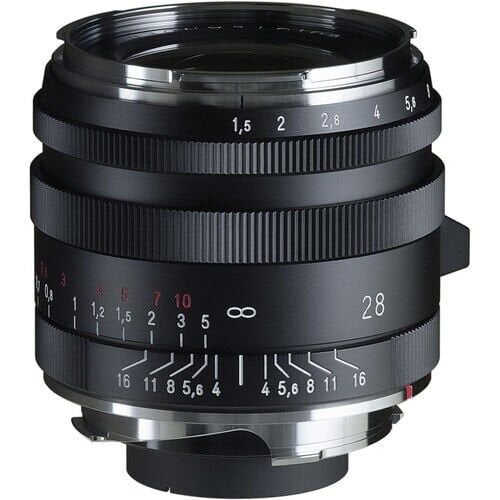 Voigtländer NOKTON 28mm F1.5 Vintage Line I (Mat Siyah) Leica M Mount Lens