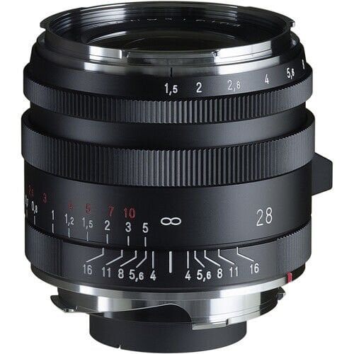 Voigtländer NOKTON 28mm f/1.5 Vintage Line I (Mat Siyah) Leica M Mount Lens