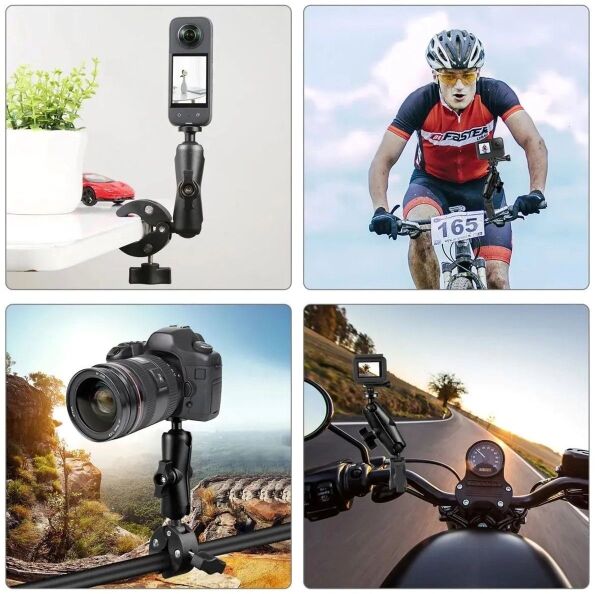 Oem Marka PT02 Tüm Aksiyon Kameralar ve Telefonlar için Montaj Kelepçesi