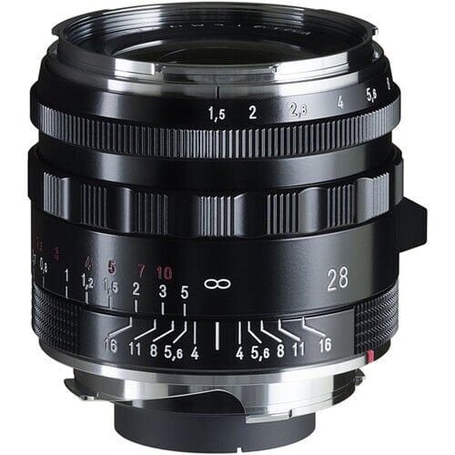 Voigtländer Nokton 28mm F1.5 Vintage Aspherical Type II Leica M Mount Lens (Siyah)