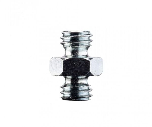 Manfrotto 125 Çift Tarafı Vida Kısa Adaptör -  3/8 ve 3/8