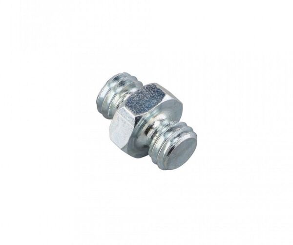 Manfrotto 125 Çift Tarafı Vida Kısa Adaptör -  3/8 ve 3/8