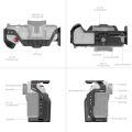 SmallRig 4135 FUJIFILM X-T5 için Çok İşlevli Kafes