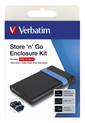 VERBATIM 53106 - 2.5'' STORE 'N' GO ENCLOSURE KIT USB 3.2 GEN 1