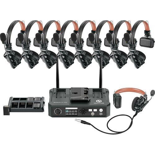 Hollyland Solidcom C1 PRO HUB 8S Profesyonel Kablosuz Intercom Sistemi (9 Kullanıcı)