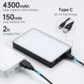 GVM 8RS RGB Kamera Üstü Dahili Akülü Mobil Led Işık (11x7cm)