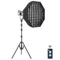 GVM PR150DBi-Color LED Video Işığı Ayaklı Softbox Set