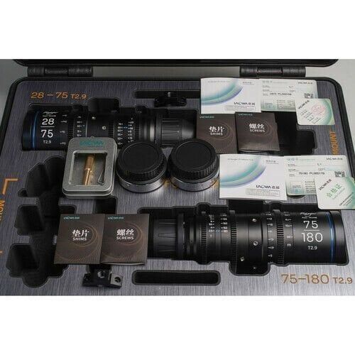 Laowa Ranger Lite Cine Lens Bundle (28-75mm,75-180mm)Arri-Canon Ef