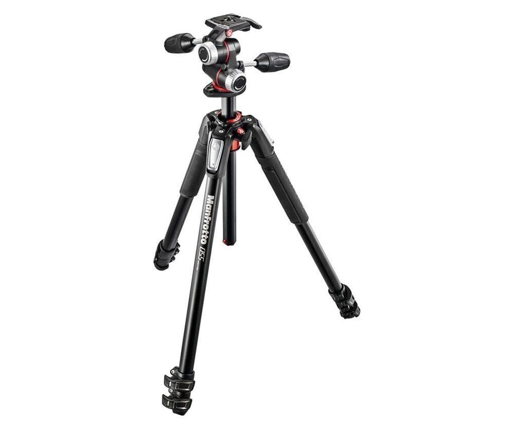 Manfrotto MK055XPRO3-3W 055serisi Tripod ve 3yönlü Başlıklı Kit