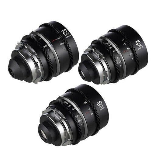 Laowa S35 Prime 3- Lens Bundle Nanomorph(27mm,35mm,50mm ) - Sılver Arri Pl/Ef
