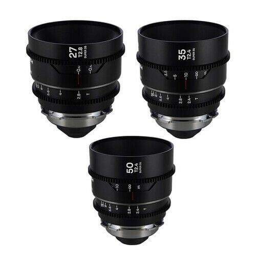Laowa S35 Prime 3- Lens Bundle Nanomorph(27mm,35mm,50mm ) - Sılver Arri Pl/Ef