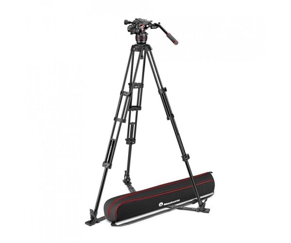 Manfrotto MVK608TWINGA Nitrotech 608 Başlık ve 546GB Tripod Kit - Çantalı
