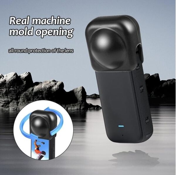 Oem Insta360 X5 X4 İçin Toz Geçirmez Çizilmez Silikon Lens Koruyucu