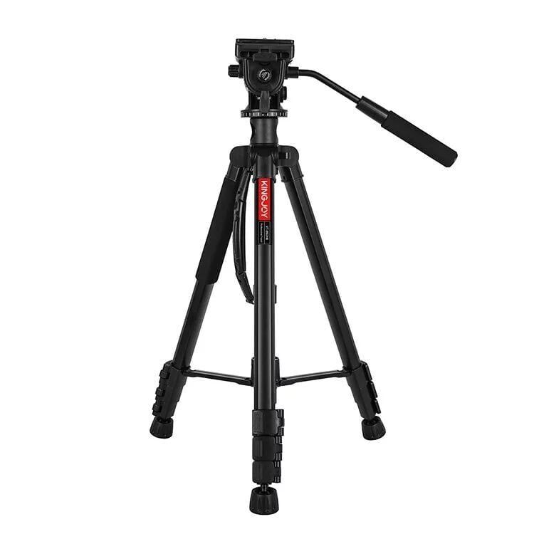 Kingjoy VT-890H6 Video Tripod Yatay Olan Orta Boru Özelliği