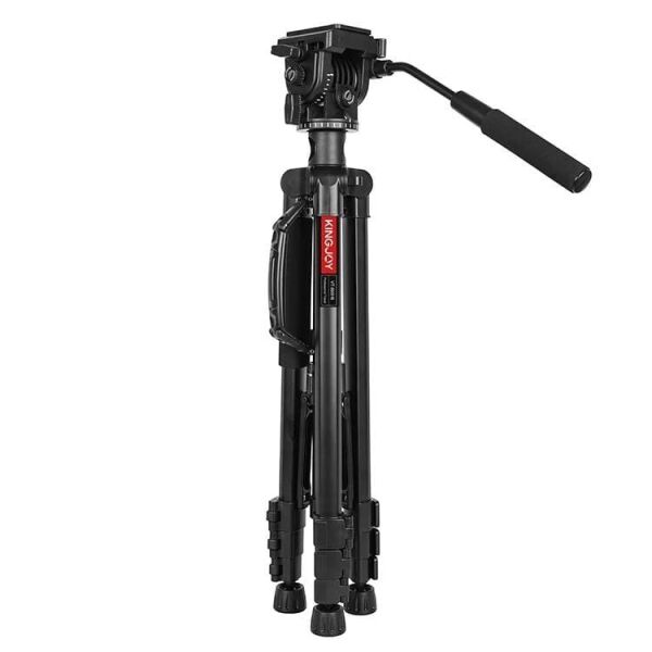Kingjoy VT-890H6 Video Tripod Yatay Olan Orta Boru Özelliği