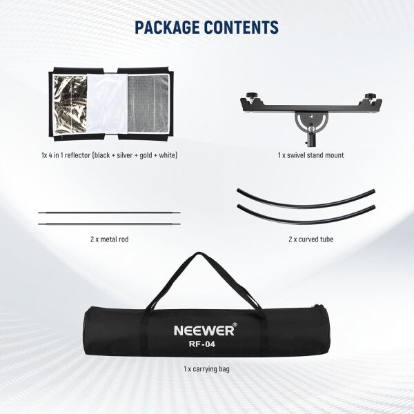 NEEWER RF-01 Yassı Reflektör 155x61cm