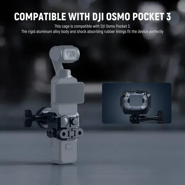 Neewer AC009 DJI Osmo Pocket 3 Aksiyon Kamera Kafesi