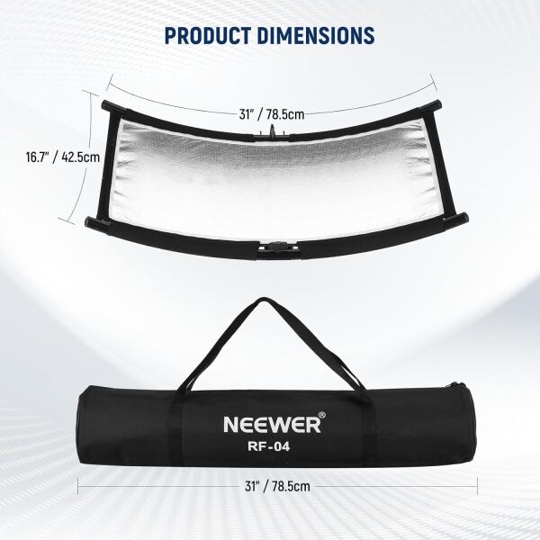 NEEWER RF-04 Yassı Reflektör 75x40cm