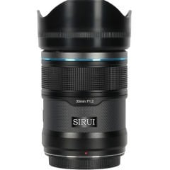 Sniper 33mm F1.2 APSC Auto-Focus Lens (E Mount, Black, Carbon Fiber)