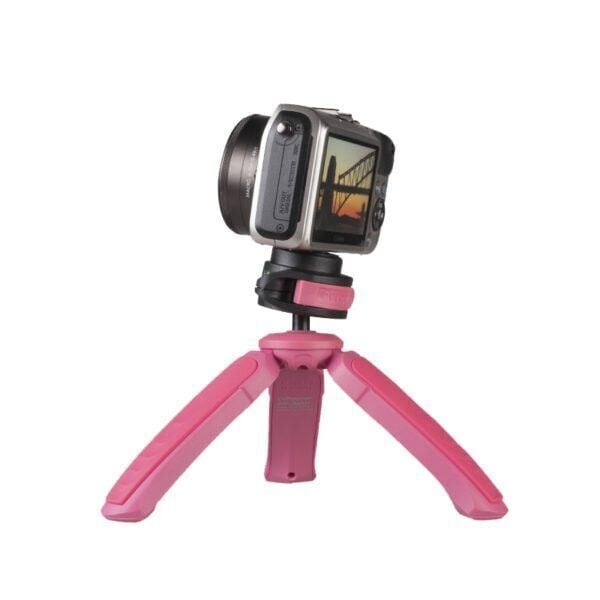 Fotopro X-POD Power Banklı Mini Tripod Pembe