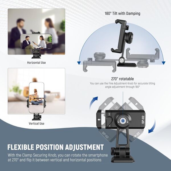 NEEWER SP-02 Akıllı Telefon Tutucu Tripod Montaj Adaptörü