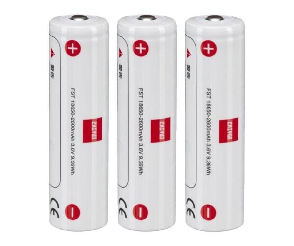 Zhiyun 18650 Pil 3 lü (2600Mah)