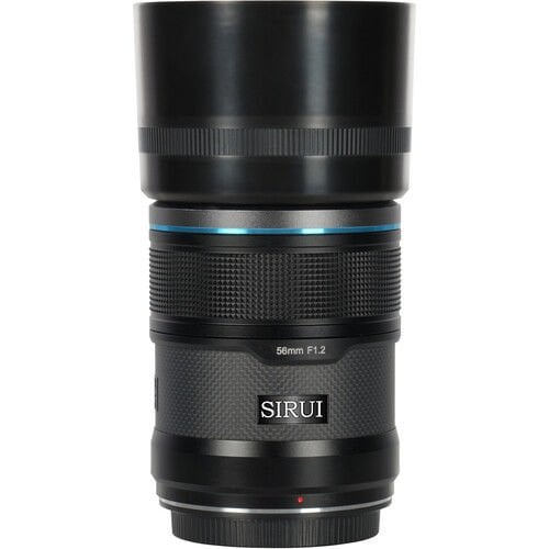 Sniper 56mm F1.2 APSC Auto-Focus Lens (E Mount, Black, Carbon Fiber)