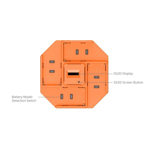 SmallRig 4834 NP-F970 4 Kanallı Kamera Pil Şarj Cihazı ve 4 Pil Takımı