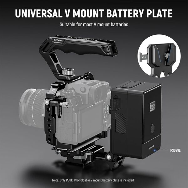 NEEWER PS015 Pro Katlanabilir V-Mount Batarya Plakası
