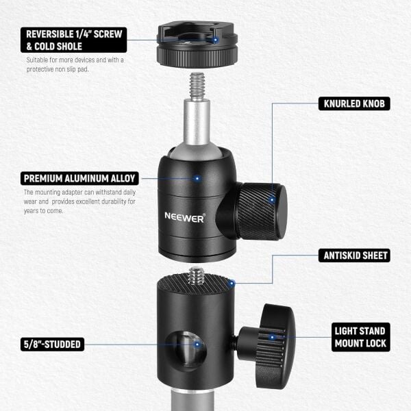 NEEWER ST-GM06 Işık Standı Montaj Adaptörü