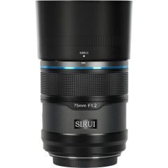 Sniper 75mm F1.2 APS-C/S35 Auto-Focus Lens (E Mount, Black, Carbon Fiber)
