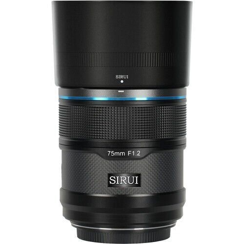 Sirui Sniper 75mm F1.2 APS-C/S35 Auto-Focus Lens (X Mount, Siyah)