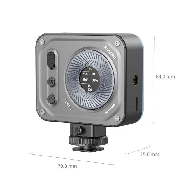 SmallRig 4786 Vibe P96 Pro Mini Bi-Color Video Işığı (Pembe)