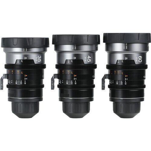Sirui IronStar Series T1.9 Full-Frame 1.5x Blue Flare Anamorphic 3'lü Arri PL/Canon EF Lens Kit