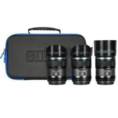 Sirui Sniper 23mm, 33mm & 56mm F1.2 Lens Kiti (E Mount, Siyah)