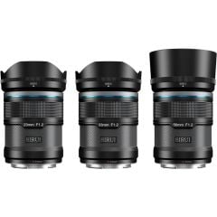 Sniper 23mm, 33mm & 56mm F1.2 APSC Auto-Focus Lens Kit (Z Mount, Black, Carbon Fiber)