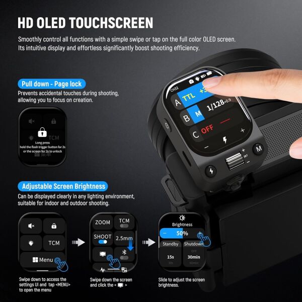 NEEWER QZ-C TTL Kablosuz Flaş Tetikleyici