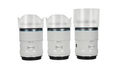 Sniper 23mm, 33mm & 56mm F1.2 APSC Auto-Focus Lens Kit (X Mount, White, Carbon Fiber)