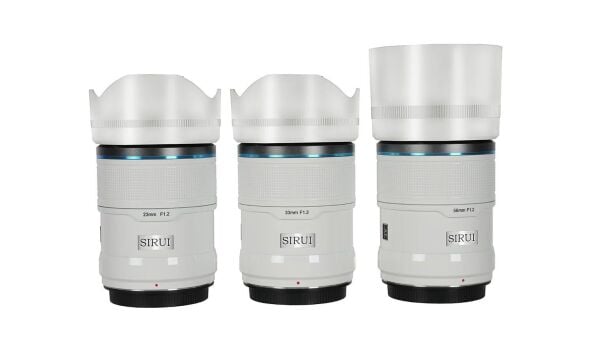 Sirui Sniper 23mm, 33mm & 56mm F1.2 Lens Kiti (X Mount, Beyaz)