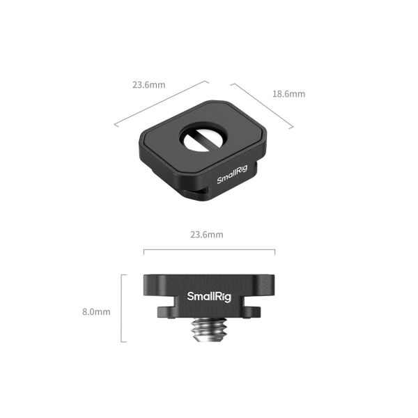 SmallRig 5472 Metal Ayak Bağlantılı Montaj Plakası (4 adet)