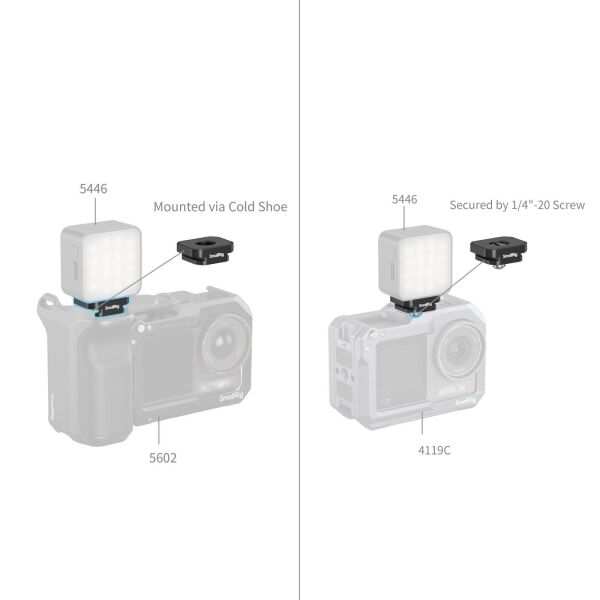 SmallRig 5472 Metal Ayak Bağlantılı  Montaj Plakası (4 adet)