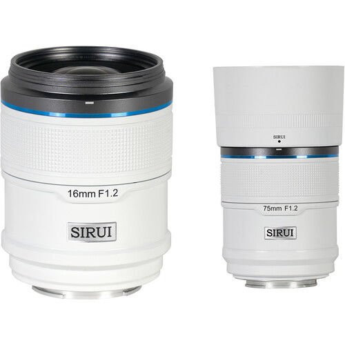 Sniper 16mm, 75mm F1.2 APSC Auto-Focus Lens Kit (X Mount, White)